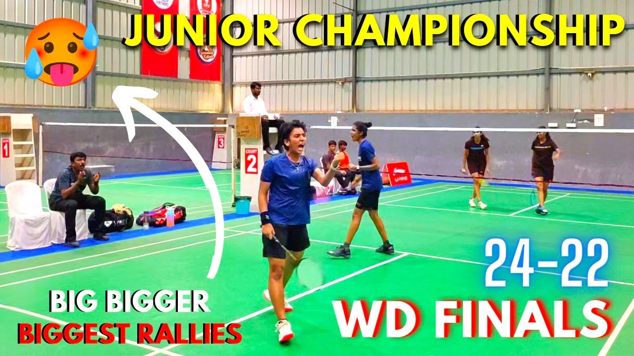 GIRLS SUPREMACY 🥵 | U-19 GIRL'S DOUBLES FINALS - DECIDING🔥 | TN JUNIOR BADMINTON CHAMPIONSHIP 2023