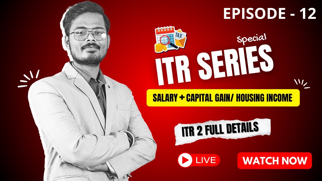 ITR Filing on Rental Income| Tax on Rental Income, Housing Income #itrfiling #itr #itr2 #capitalgain