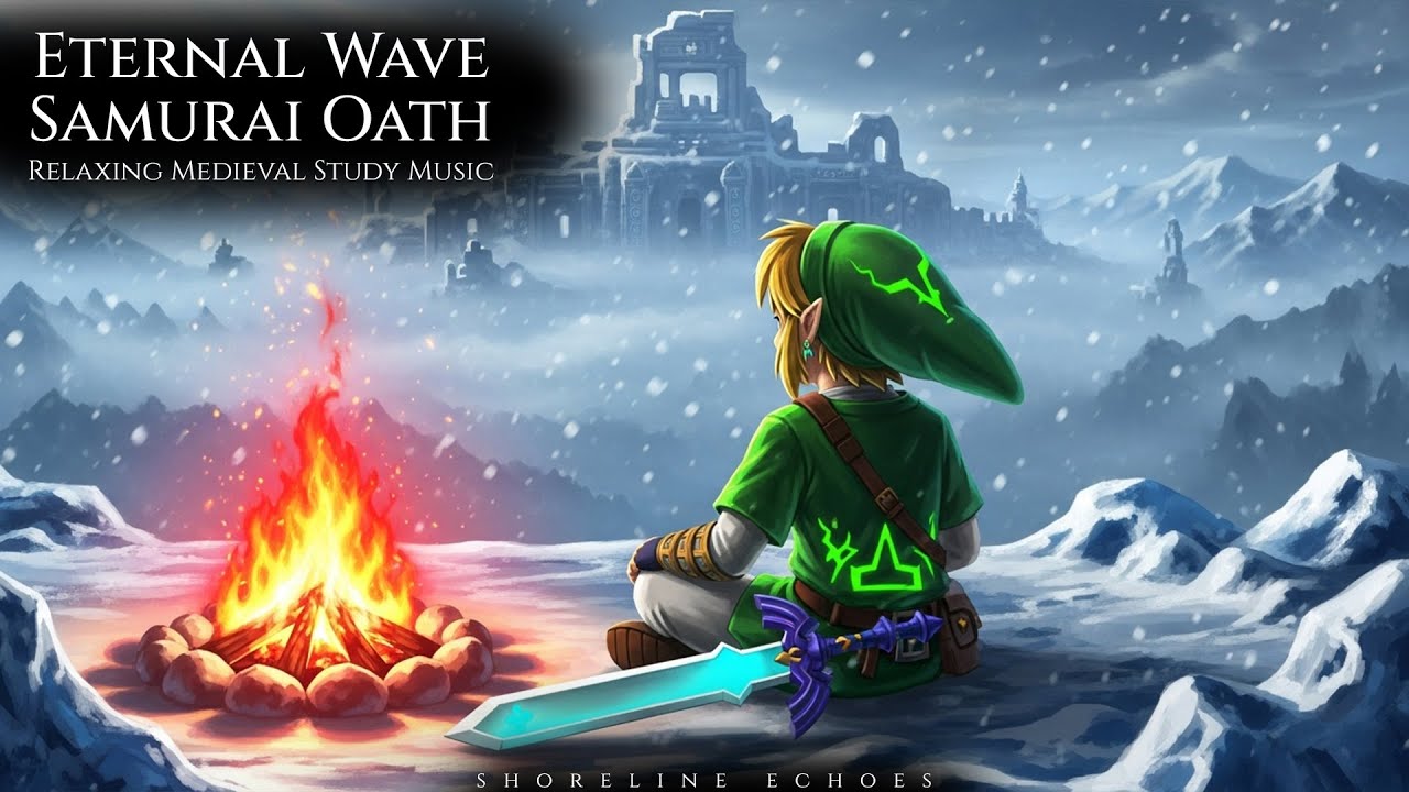 Eternal Wave Samurai Oath | Fantasy Medieval for Sleep & Work