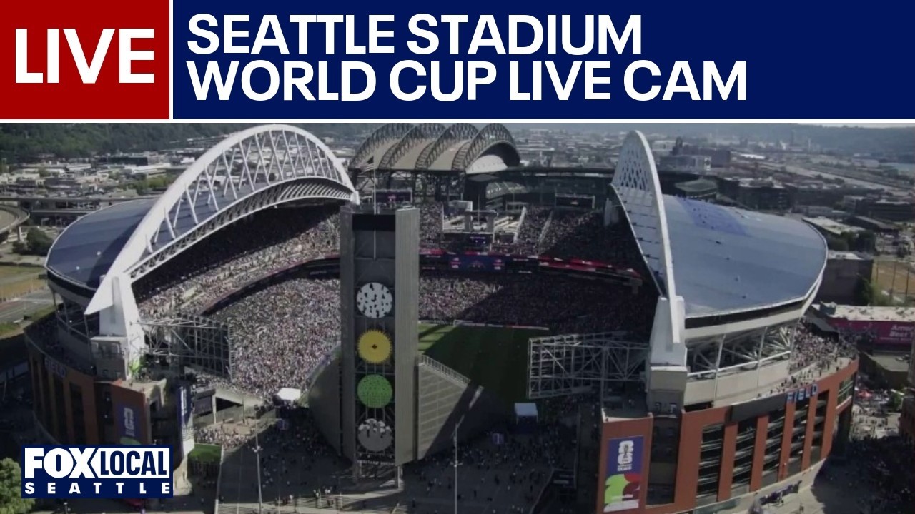 FIFA World Cup USA vs. Belgium: Live camera at Seattle Stadium