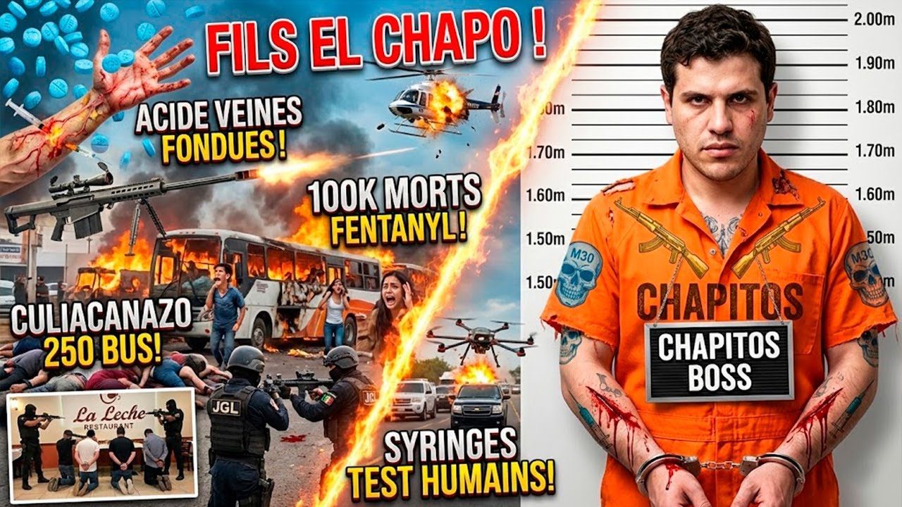 CHAPITOS fils d'EL CHAPO! Tigres mangent rivaux VIVANTS! - Cartel de Sinaloa