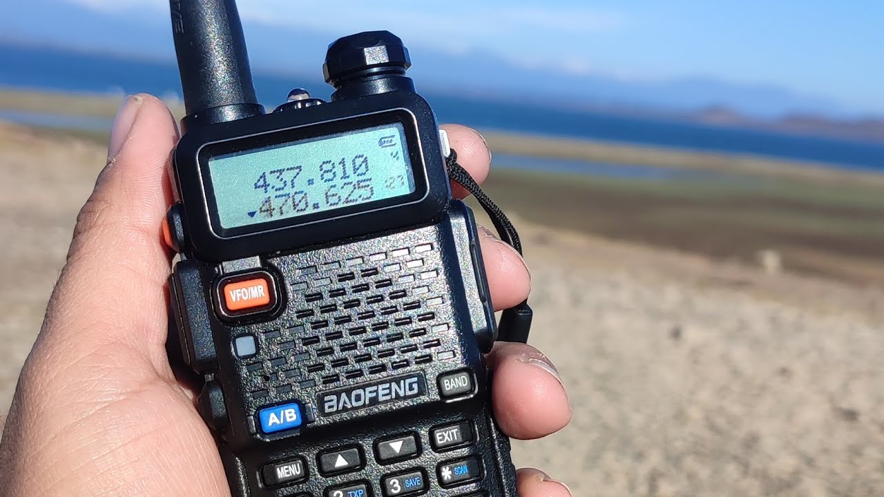 radio baofeng recepción del repetidor de la iss estación espacial internacional