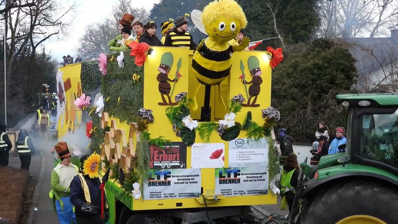 Klosterlechfeld Faschingsumzug 2026 | Komplett | Zuerst ein Zeitraffer, dann ganz gemütlich