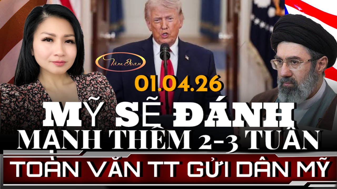 INTENSE ATTACK FOR ANOTHER 2-3 WEEKS_PRESIDENT TRUMP - IRAN WAR DAY 32 01.04.26 (TRANSLATED BY TA...