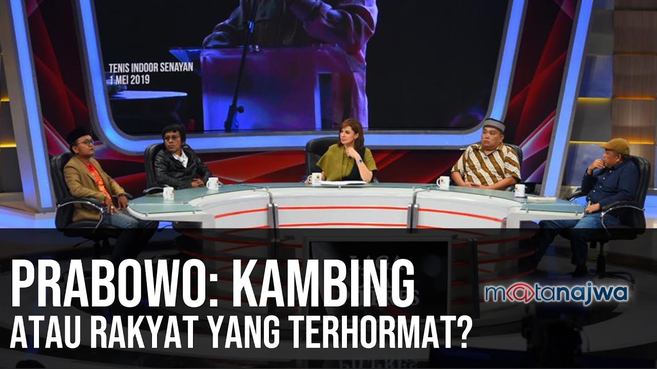 Laga Usai Pilpres - Prabowo: Kambing atau Rakyat yang Terhormat? (Part 5) | Mata Najwa