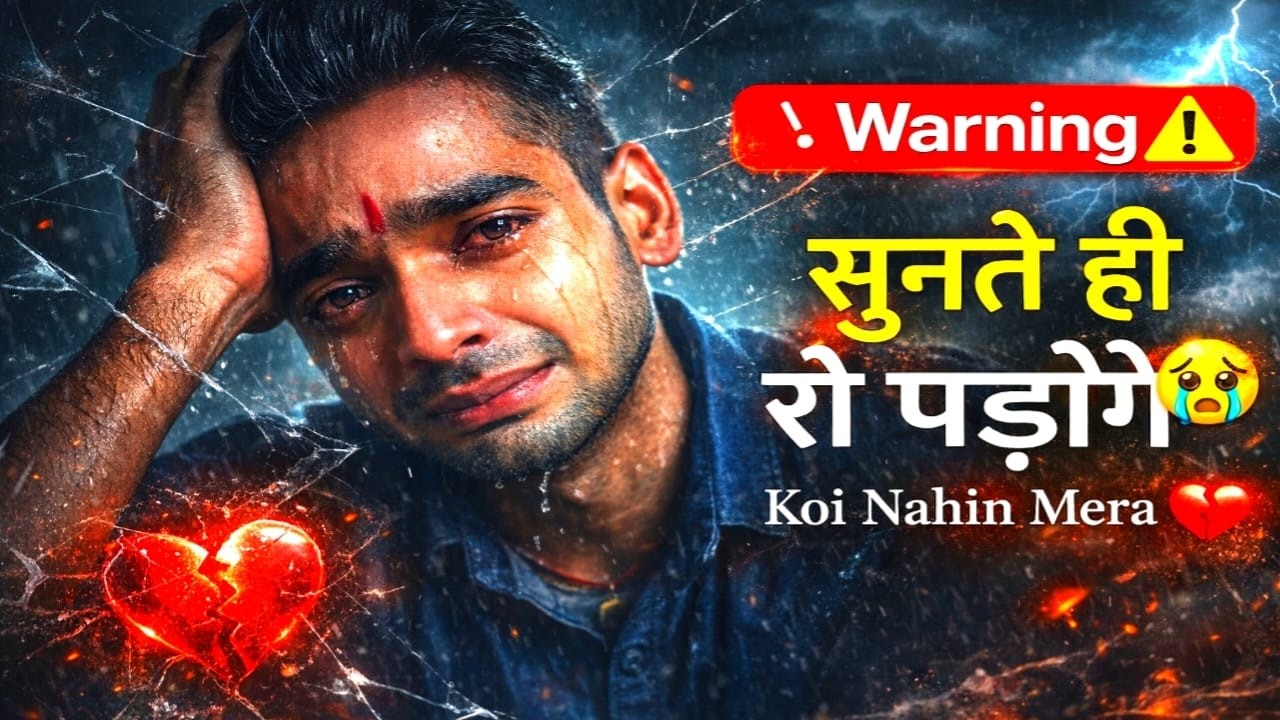 Warning ⚠️ ये गाना आपको रुला देगा | Koi Nahin Mera 💔 | Most Painful Hindi Song 2026