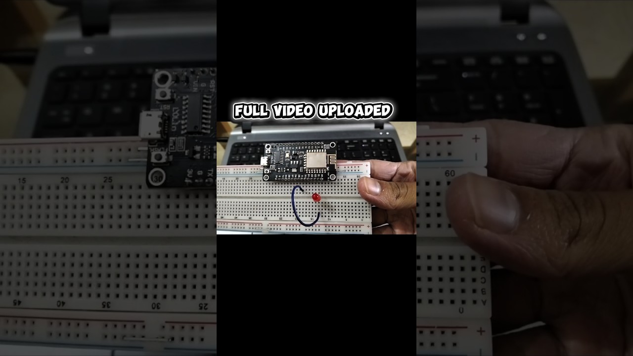 Control LED Wirelessly Using ESP8266 | WiFi LED Control Project (Beginner Friendly) 