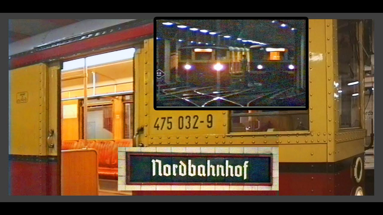 BR475 Stadtbahner im Nordbahnhof im Nord-S&uuml;d-Tunnel, Mai 1996
