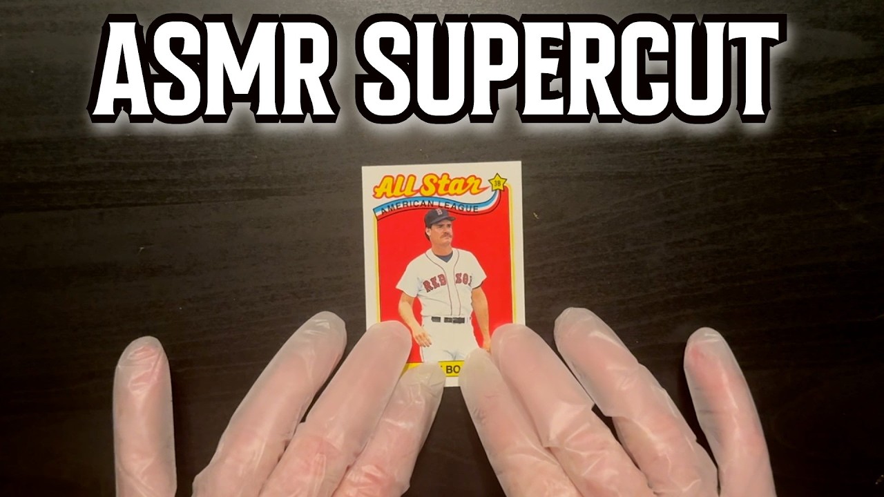 ASMR Supercut | TSA pat downs on sports cards | Sports Card ASMR