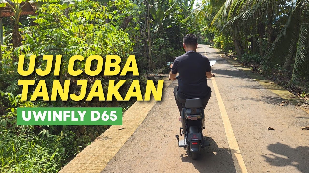 Tes Tanjakan Ekstrim - Sepeda Listrik UWINFLY D65