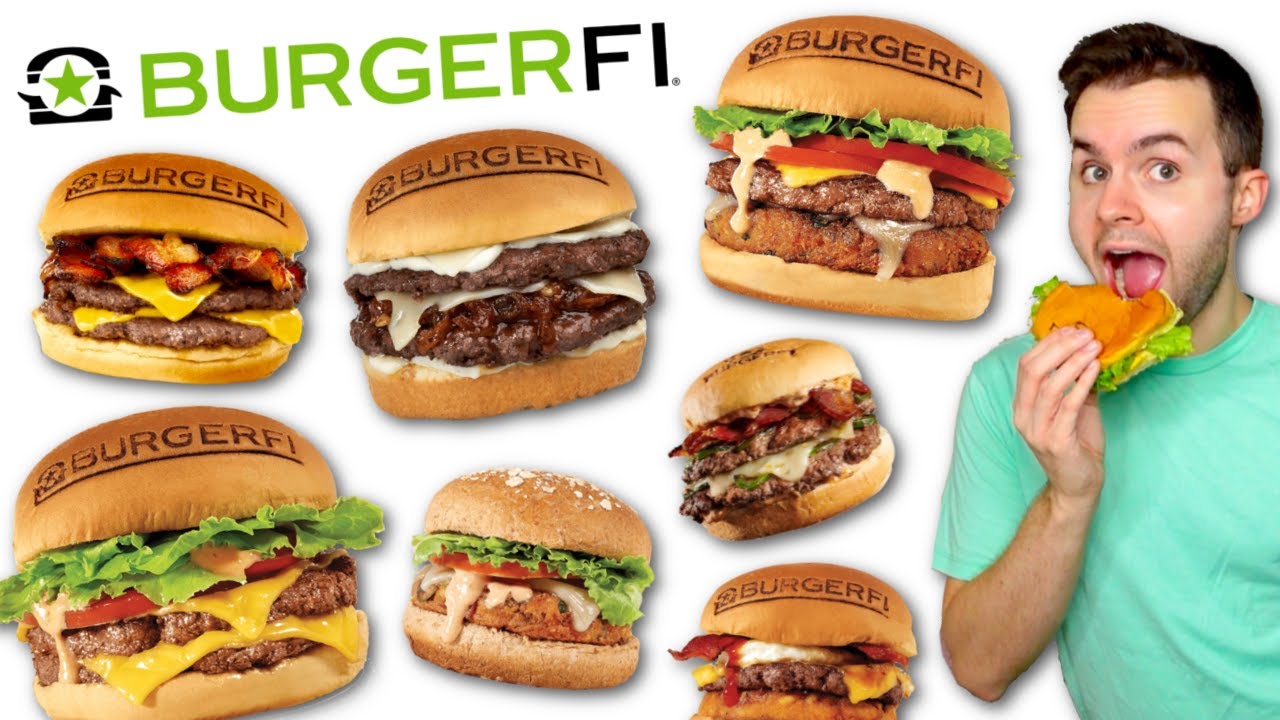 I Tried EVERY BURGER from BurgerFi! - Full Menu Review