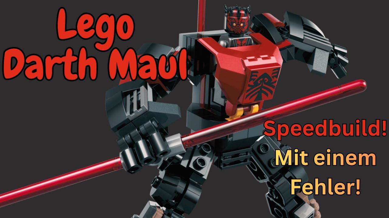 Lego Darth Maul Mech Speedbuild. Mit einem Fehler!