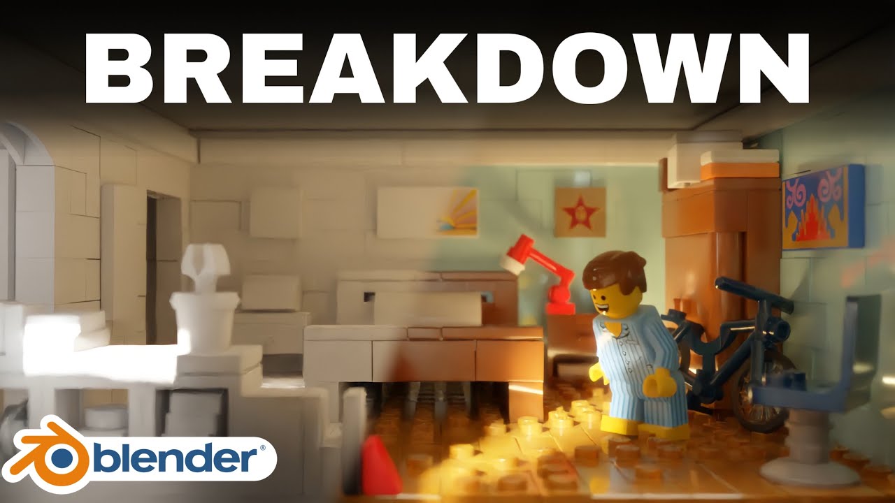 How I recreated a shot from The Lego Movie in Blender