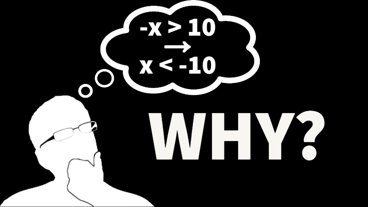 Why Do You Flip The Inequality Sign?