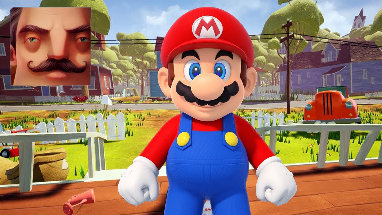 Hello Neighbor - My New Neighbor Mario Act 4 Gameplay Walkthrough