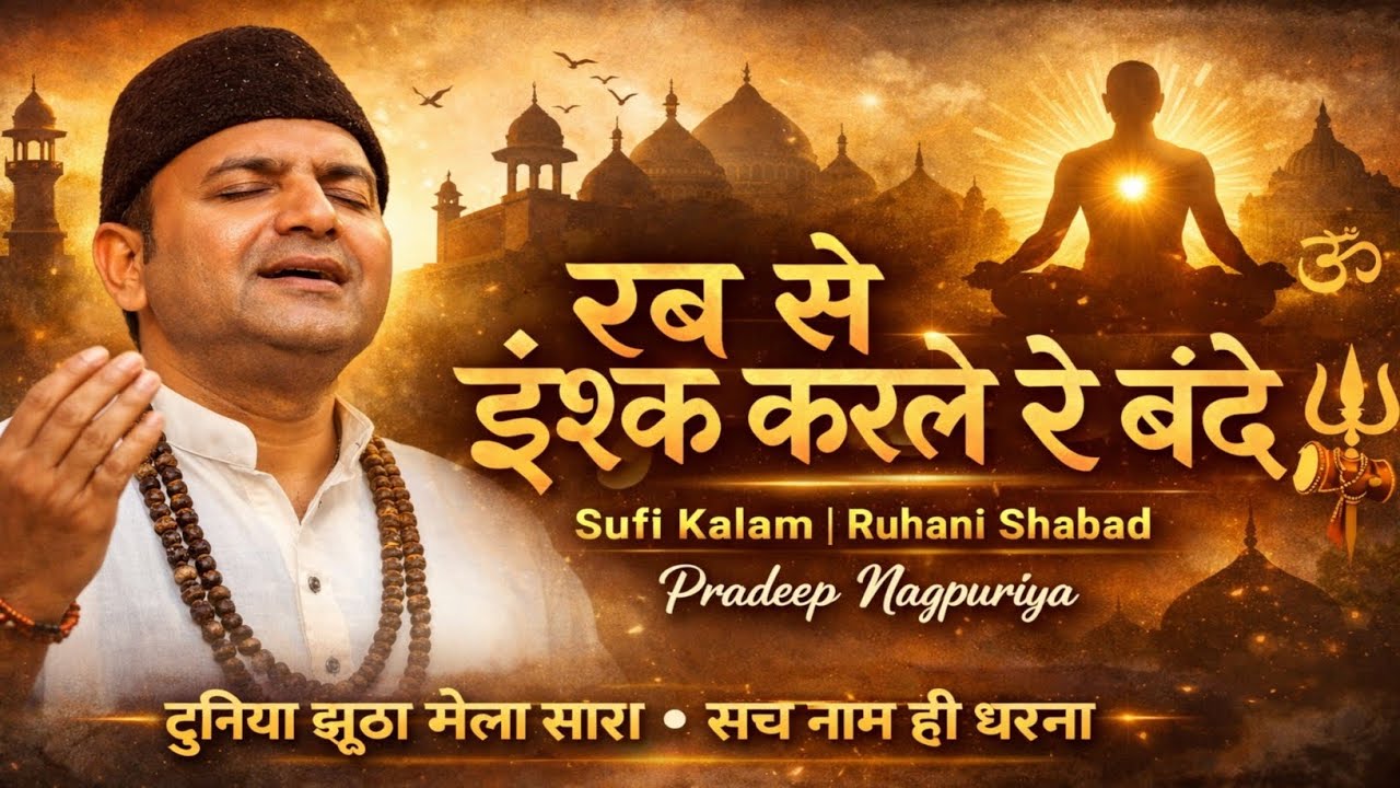 रब से इश्क करले रे बंदे | Sufi Kalam 2026 | Ruhani Shabad | Pradeep Nagpuriya
