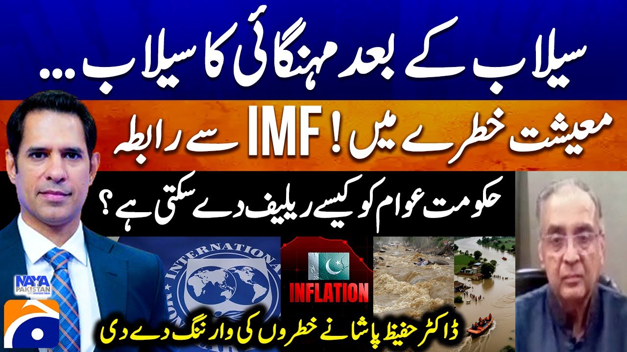 Flood Emergency in Pakistan - Inflation Crisis - Dr. Hafeez Pasha's Statement - Naya Pakistan