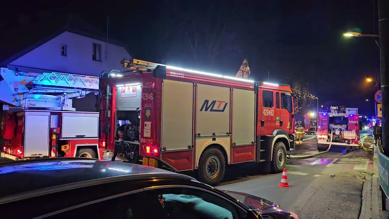 Pożar Urzędu Gminy w Witkowie - 13/14 marca 2026