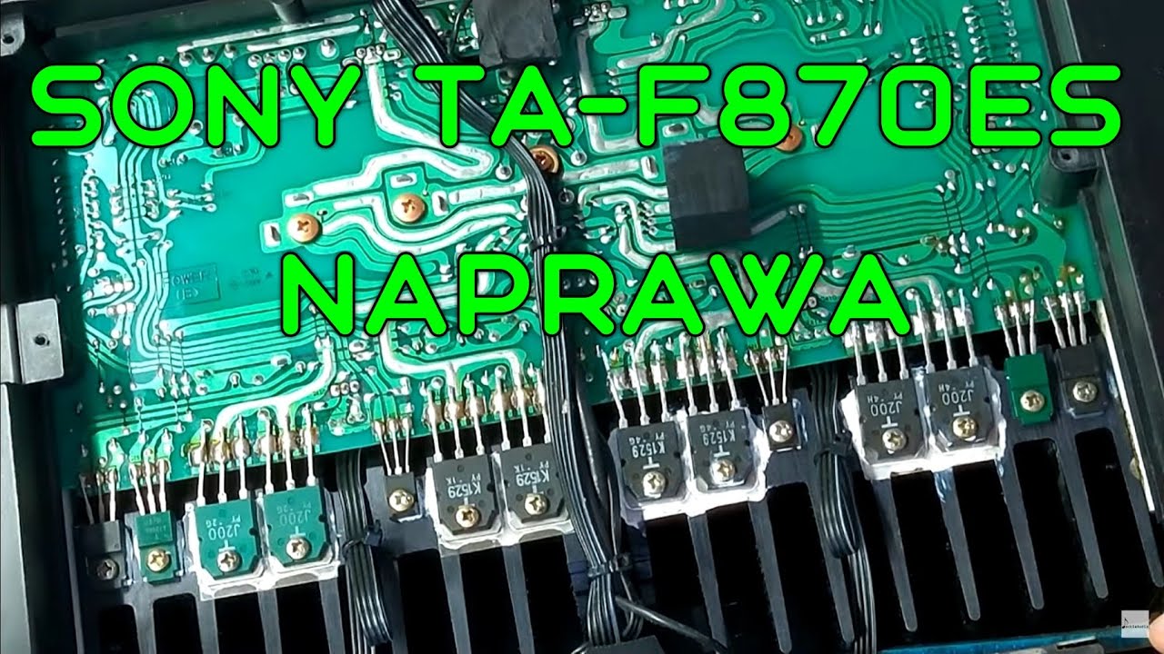 SONY TA-F870ES - naprawa