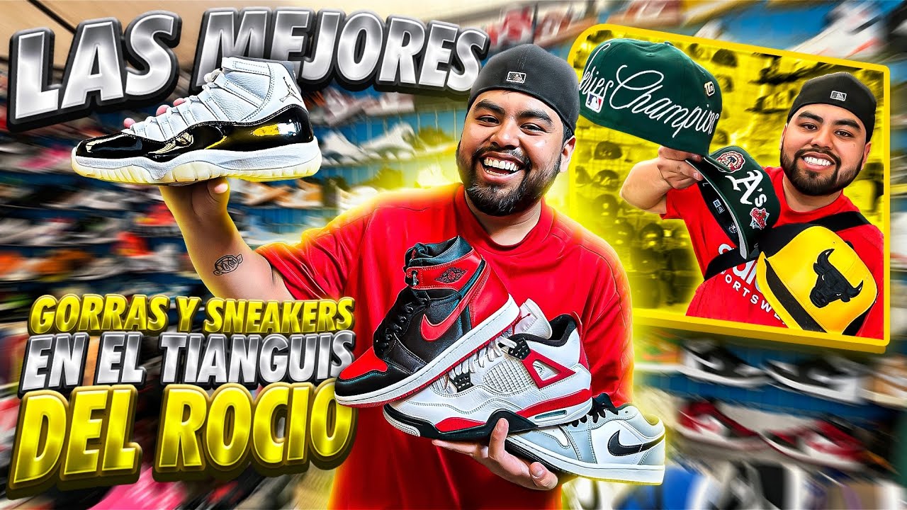 BUSCANDO SNEAKERS Y GORRAS ORIGINALES EN EL TIANGUIS DEL ROCIO 