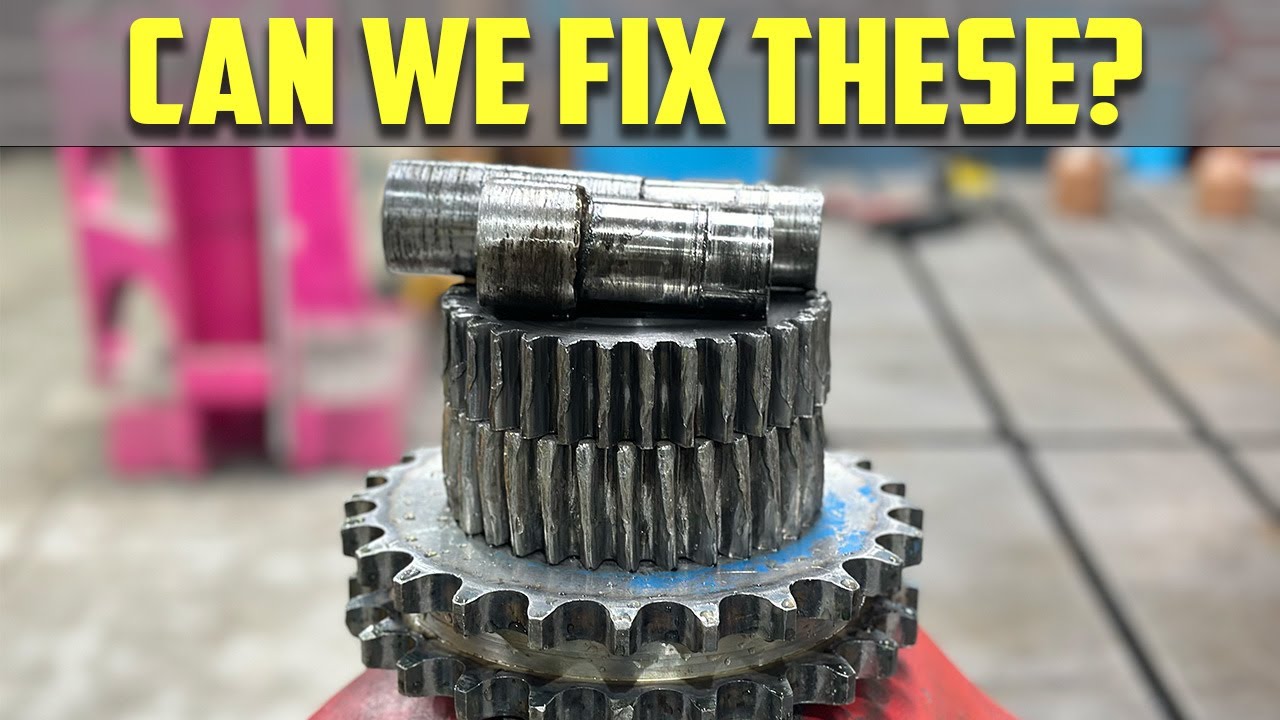 Repairing Badly Worn Gears and Shafts
