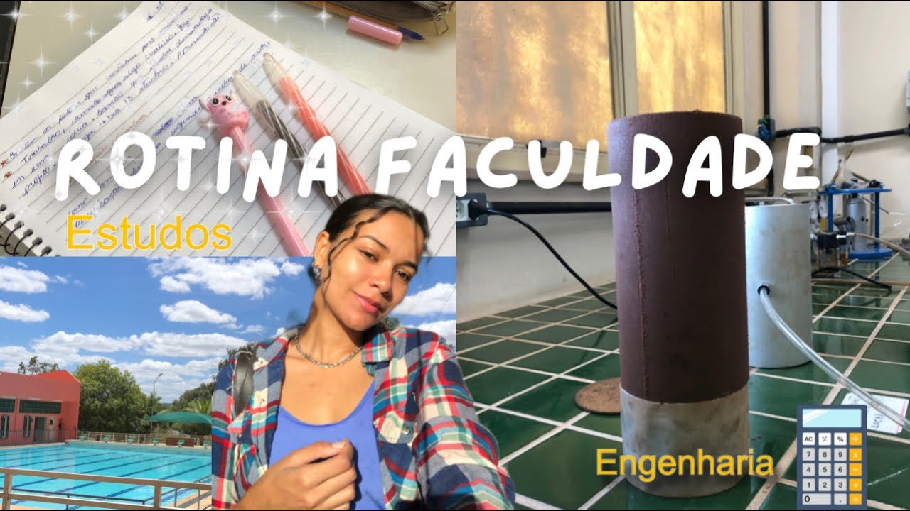 Um dia inteiro comigo na faculdade/ estudante de engenharia ambiental e sanitária