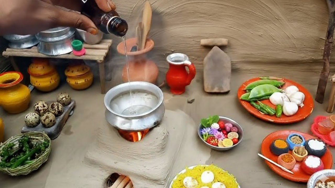 ছোট রান্নাঘরে কলাই ডালের + খিচুড়ি ও কোয়েলের ডিম ভাজা 😍 | Kalai Dal Khichuri | Lima Mini Kitchen