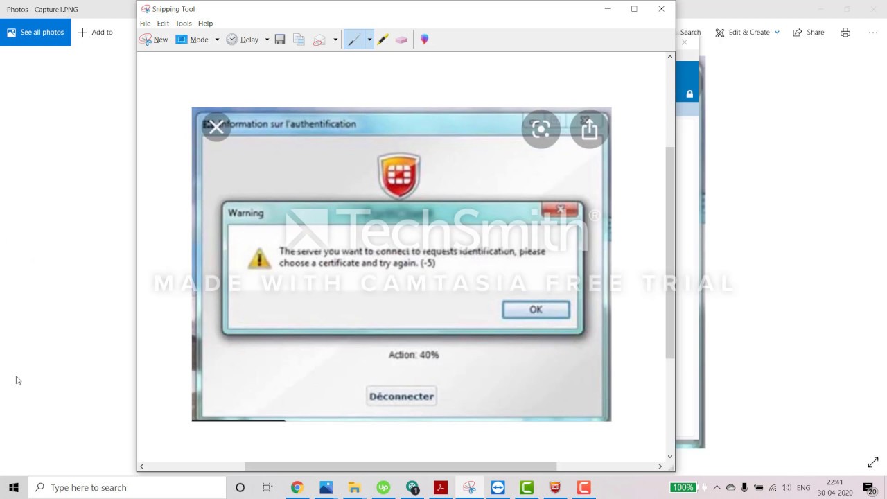 certificate error SSL | Forticlient VPN|Win 7 | Technical Knowledge