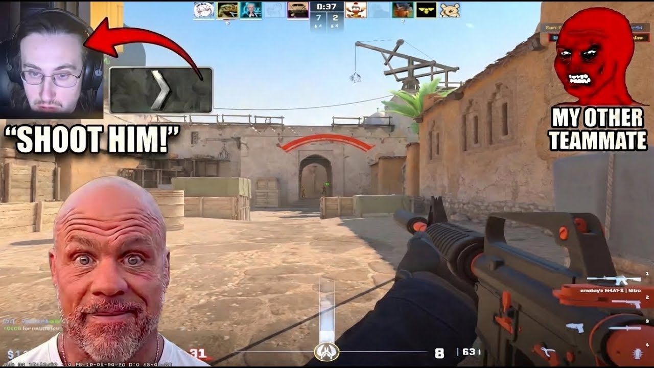 Playing CS2 With An ACTUAL silver AND a MALDER