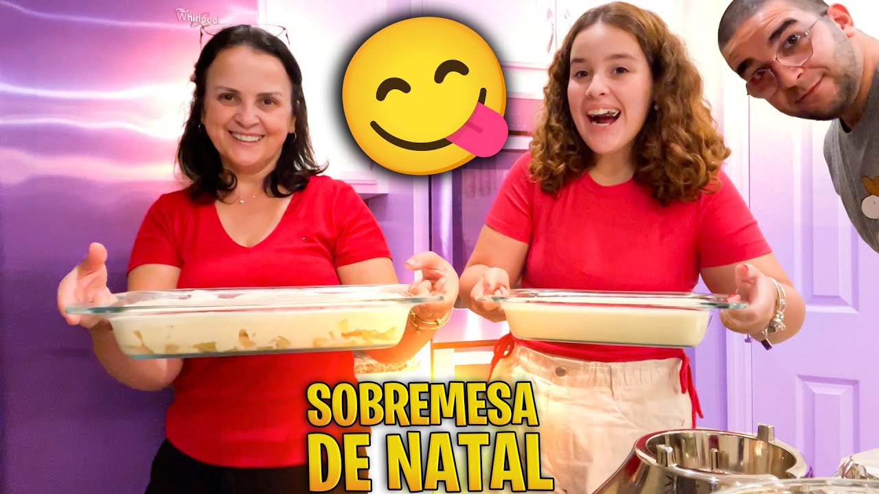 PREPARANDO NOSSAS SOBREMESAS DE NATAL🎄 FICARAM LINDAS E DELICIOSAS 😍