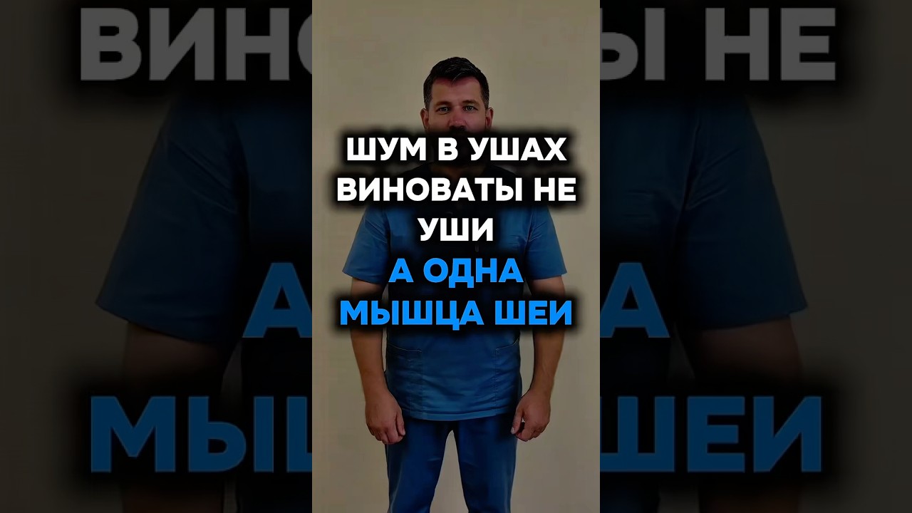 Шум в ушах виноваты не уши а одна мышца шеи