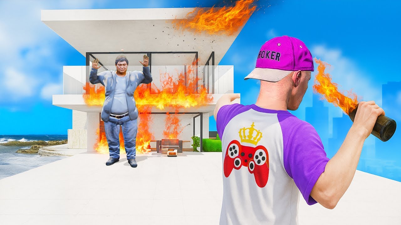 Am DISTRUS casa VECINULUI in GTA 5!