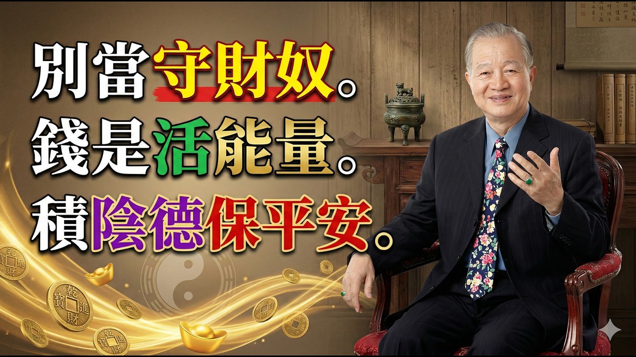 財不露白！曾仕强：發財後你必須狠下心做這件事，否則財富瞬間歸零 #曾仕强 #易经智慧 #財富自由 #賺錢思維 #守財 #國學智慧