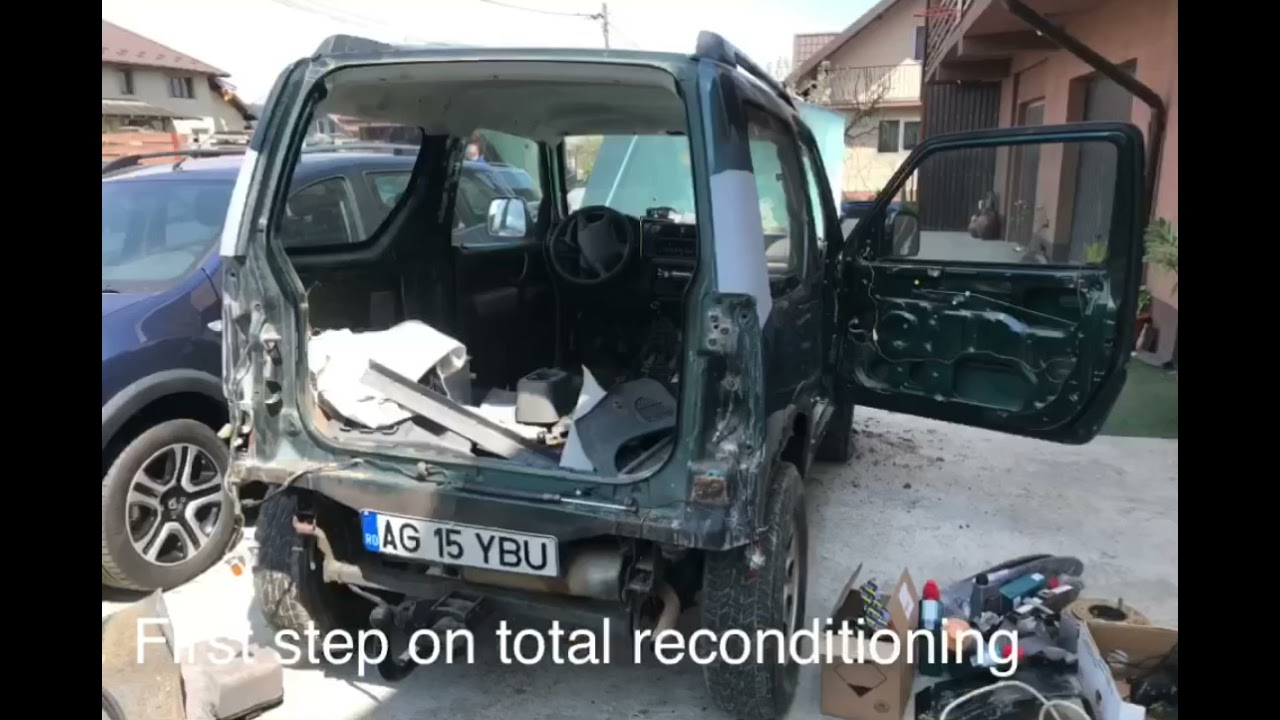 Crazy Suzuki Jimny first day on total reconstruction 🇷🇴🇷🇴
