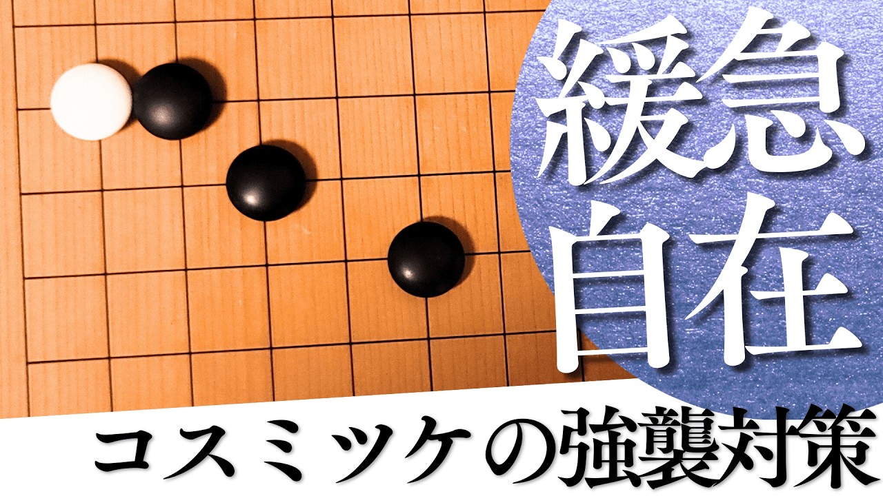 手順が肝心？ コスミツケの強襲かわすコツ【囲碁実況】