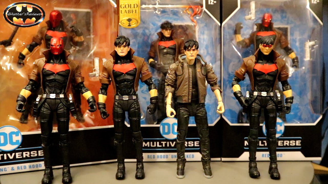 McFarlane DC Multiverse Unmasked Jason Todd Red Hood Gold Label Action Figure Review & Comparison