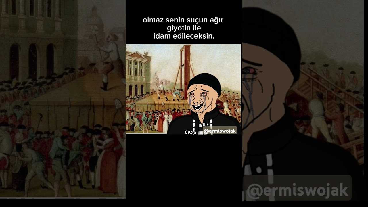 GİYOTİN:İnsanlık su&ccedil;u. detaylar yorumlar kısmında  #youtube #keşfet #viral #videos #idam #wojak