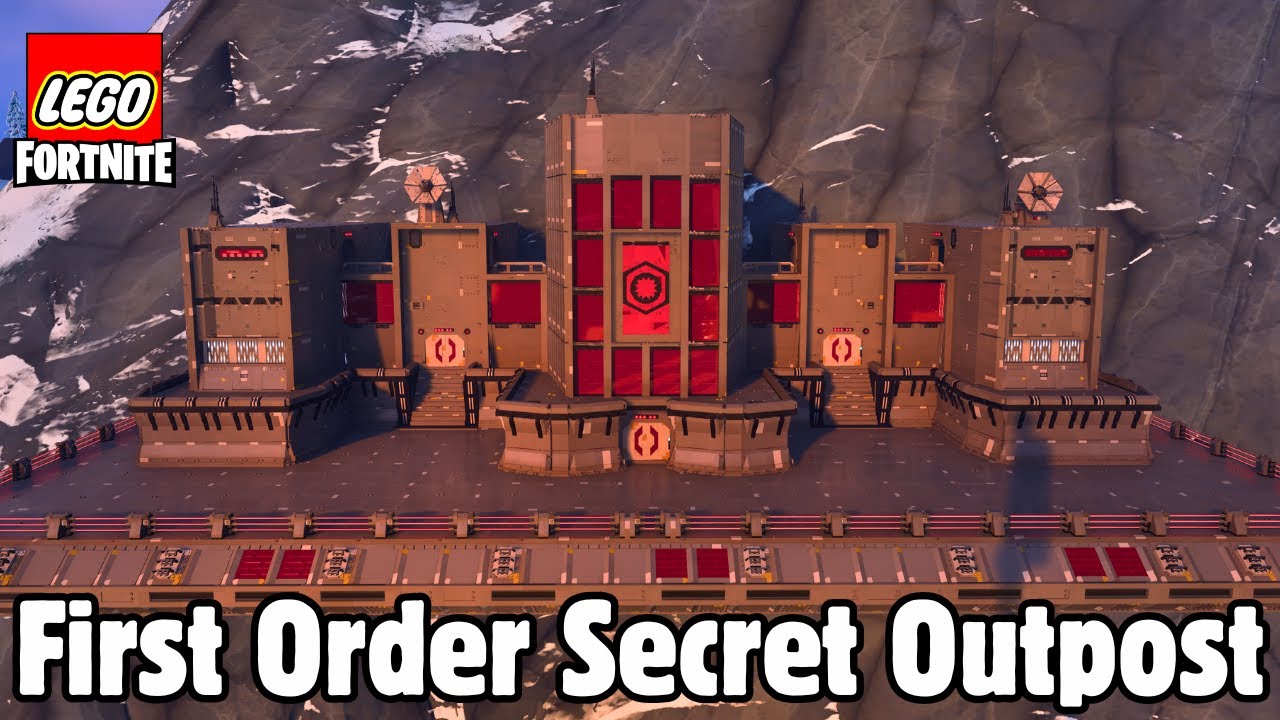 SECRET First Order MOUNTAIN Base in Lego Fortnite