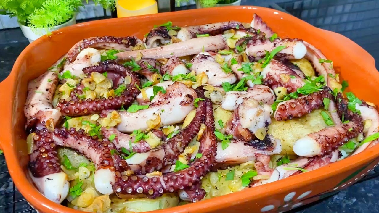 POLVO A LAGAREIRO | RECEITA RAPIDA E FACIL