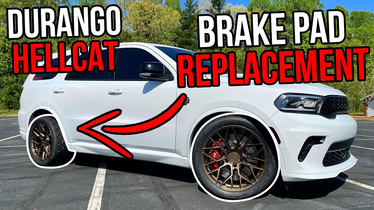 Replacing Rear Brakes On Our 1000HP Durango Hellcat @20K  Miles?!