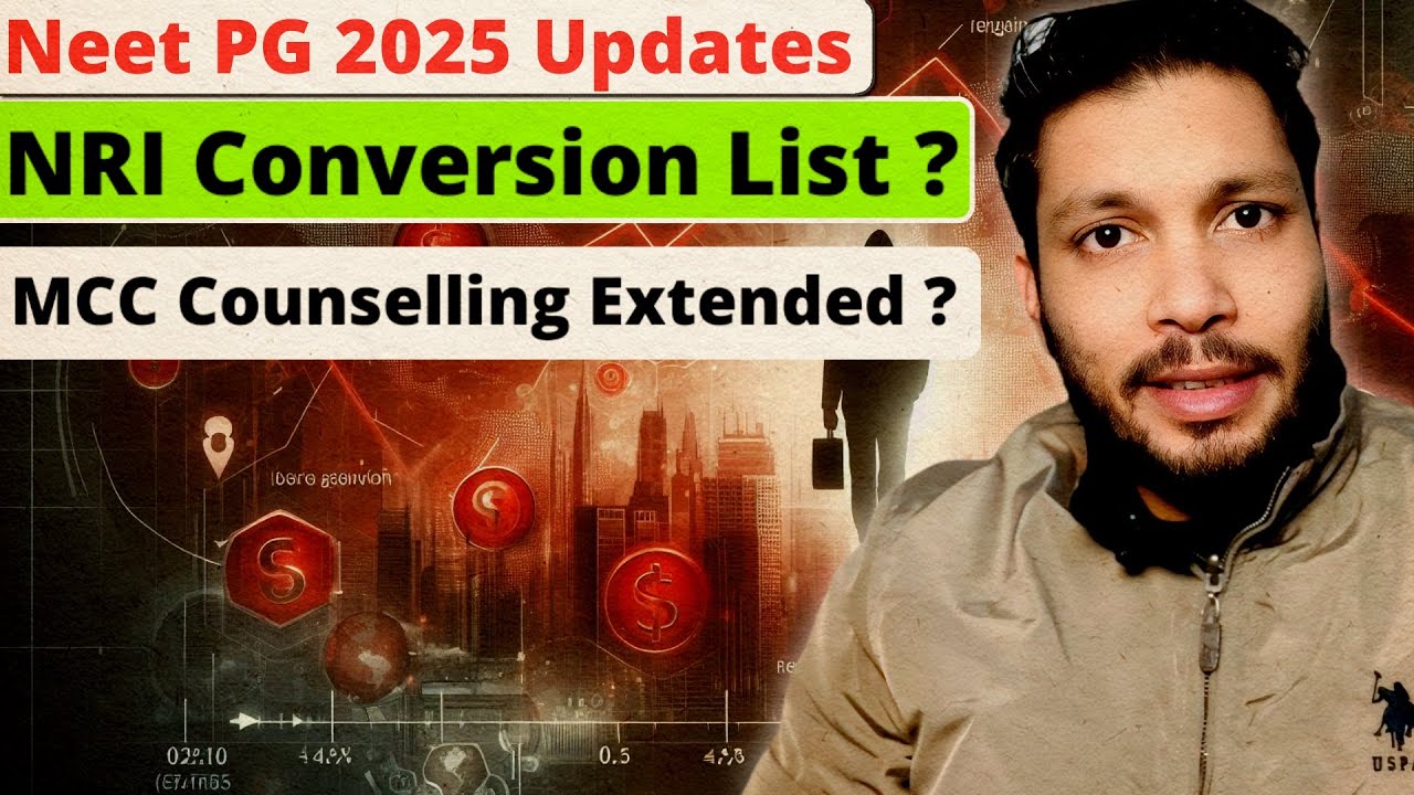 Neet Pg 2025 R3 Counselling extended / NRI list not yet published / Neet pg 2025 counselling update