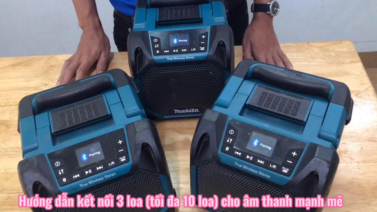 LOA SỬ DỤNG Ở CÔNG TRƯỜNG DÙNG PIN VÀ ĐIỆN DMR203 #MakitaVietNam