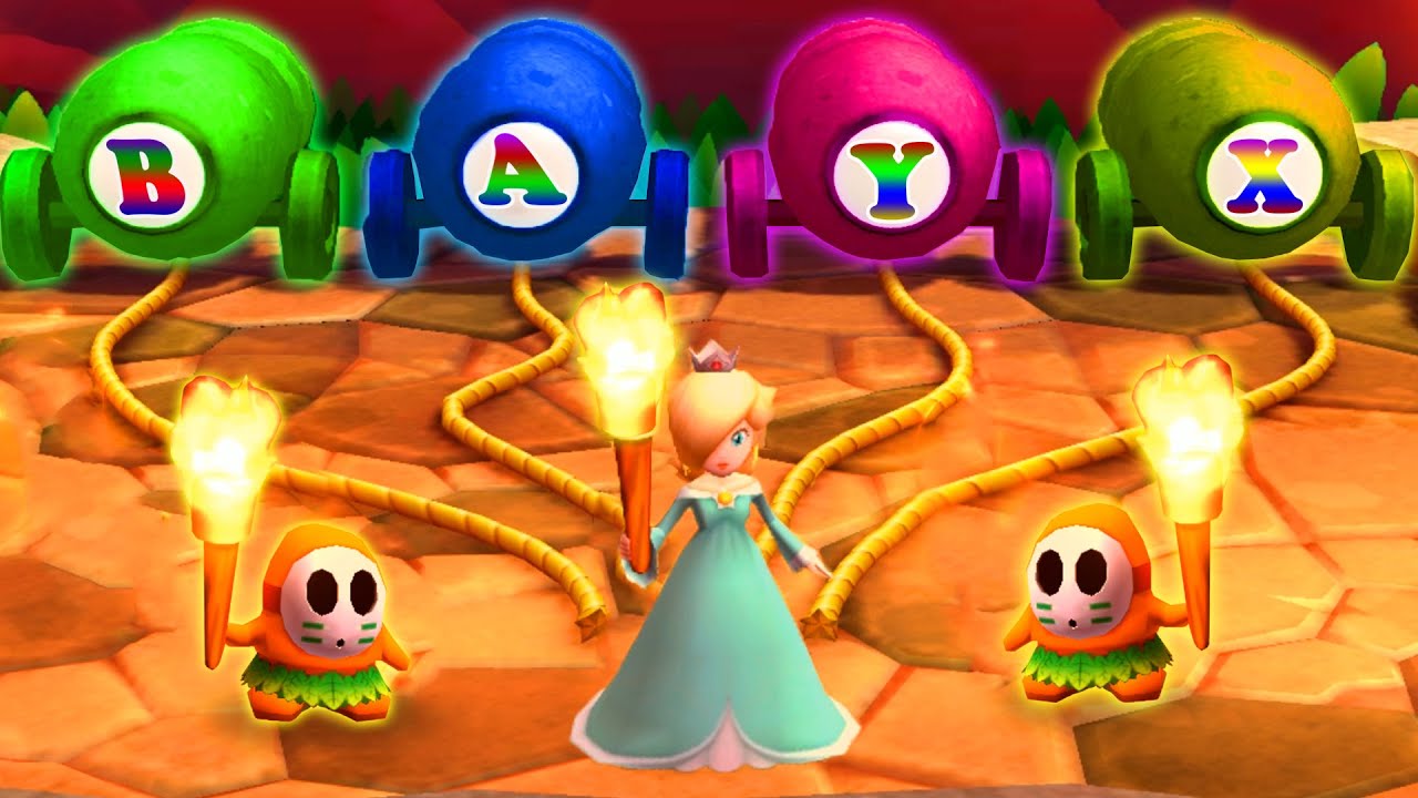 【マリオパーティ100ミニゲームコレクション】ミニゲームロゼッタVsヨッシーVsルイージVsピーチ(マスターCPU)