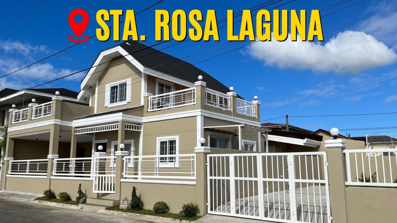 (SOLD) 4BR 3T&B | 4 Car Garage | 288sqm Lot | RFO | Laguna Belair 3 | Biñan Laguna