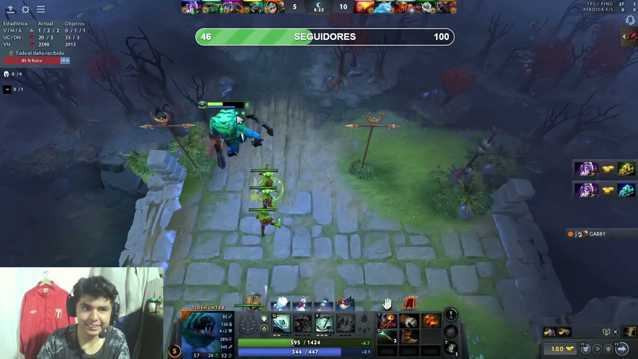 Tidehunter El mejor off / party con los seguidores / Elchikodiego
