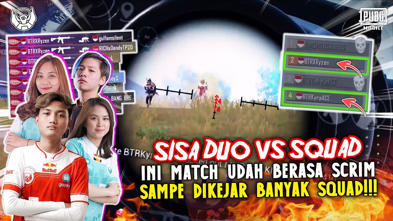 DITINGGAL DUO SQUAD !!! SERU BANGET BERASA SCRIM SAMPE DIKEJAR BANYAK SQUAD !!! | Ryzen Gaming