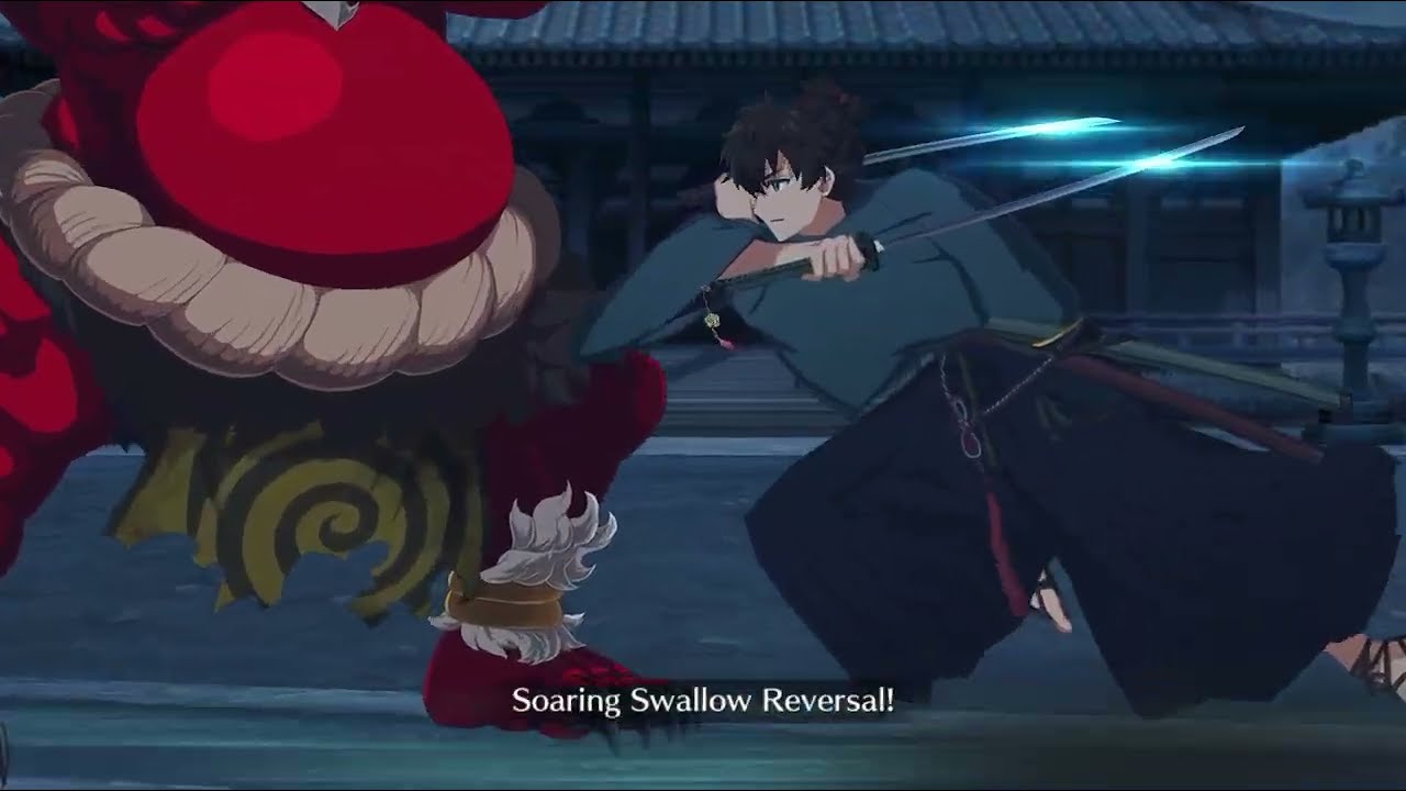 FGO: Waxing Moon. Iori Vs Red Oni