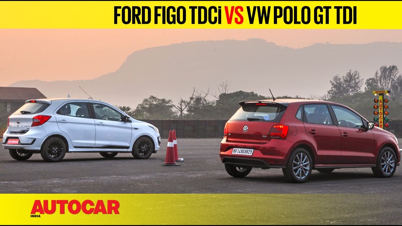 DRAG RACE: Figo TDCi vs Polo GT TDI - Torquey Diesel Hatchbacks Face Off! | Autocar India
