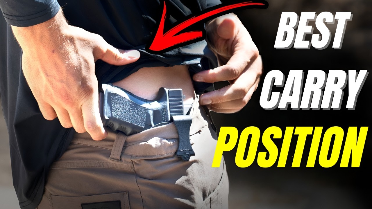 Where to Carry Concealed – The Pros & Cons of Each Position.