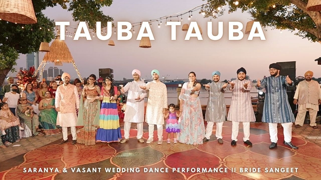 Tauba Tauba || Saranya & Vasant Wedding Dance Performance || Bride Sangeet